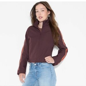 Wild Fable Women's Track Jacket - Brown Red